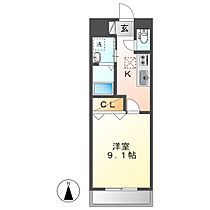 カーサひまわりII  ｜ 岡山県倉敷市児島稗田町（賃貸アパート1K・1階・31.02㎡） その2