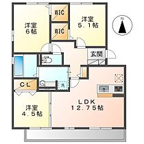 岡山県倉敷市東塚6丁目（賃貸アパート3LDK・1階・69.22㎡） その2