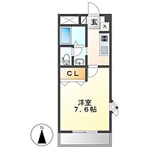 リベルテ中畝Ａ  ｜ 岡山県倉敷市中畝5丁目（賃貸アパート1K・1階・24.75㎡） その2