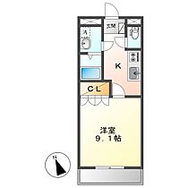 ブラウンキャッスル  ｜ 岡山県倉敷市連島町西之浦（賃貸アパート1K・2階・30.96㎡） その2