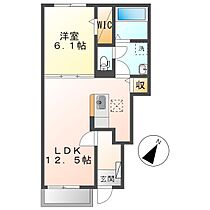 岡山県倉敷市福田町古新田（賃貸アパート1LDK・1階・44.70㎡） その2