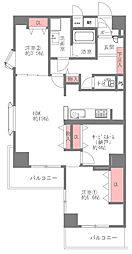 ダイアパレス堀江公園 2SLDKの間取図画像
