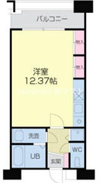 フォレステージュ靱公園 ｜大阪府大阪市西区靱本町2丁目(賃貸マンション1R・9階・34.85㎡)の写真 その2