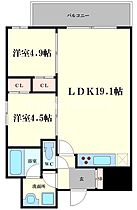 グリュックメゾンF-SAGISU  ｜ 大阪府大阪市福島区鷺洲2丁目68-11（賃貸マンション2LDK・3階・60.58㎡） その2