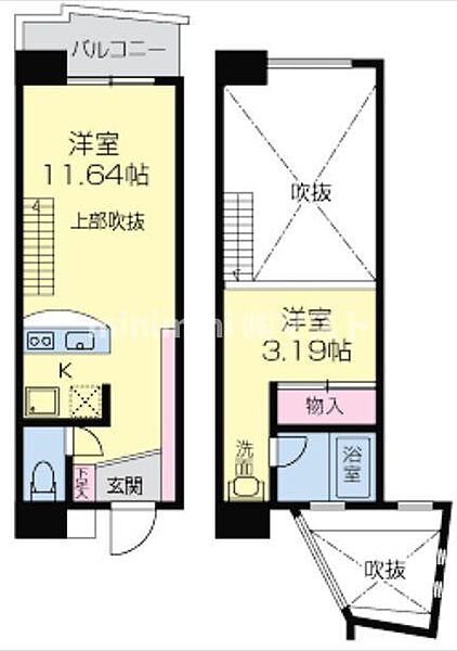 フォレステージュ靭公園 ｜大阪府大阪市西区靱本町2丁目(賃貸マンション1LDK・4階・34.65㎡)の写真 その2