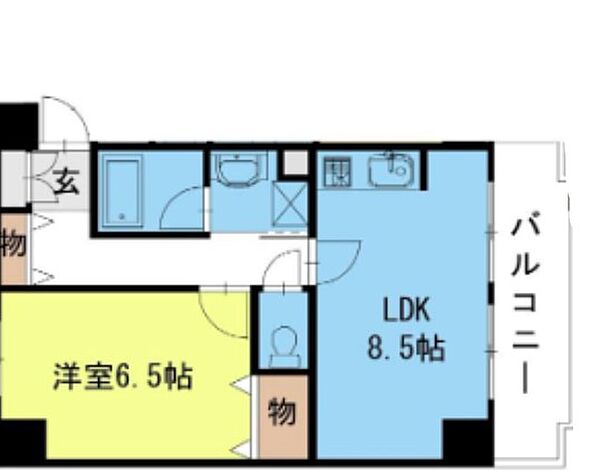 コートダジュール ｜大阪府大阪市港区弁天5丁目(賃貸マンション2DK・4階・38.50㎡)の写真 その2