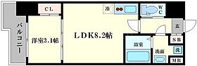 SERENiTE福島scelto  ｜ 大阪府大阪市福島区吉野2丁目11番地26号（賃貸マンション1LDK・10階・30.00㎡） その2