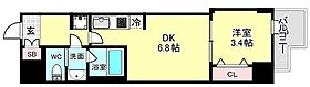 Dimora靭公園 205 ｜ 大阪府大阪市西区京町堀2丁目1-22（賃貸マンション1DK・2階・29.80㎡） その2