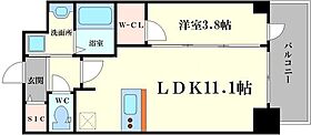 プレサンス京町堀 804 ｜ 大阪府大阪市西区京町堀2丁目（賃貸マンション1LDK・8階・35.86㎡） その2