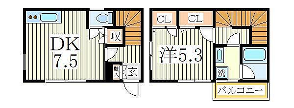 千葉県柏市大塚町(賃貸アパート1DK・1階・40.04㎡)の写真 その2