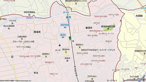 千葉県流山市大字東深井(賃貸アパート1LDK・1階・50.03㎡)の写真 その8