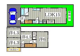 CASA・BLU  ｜ 千葉県我孫子市寿2丁目（賃貸一戸建4LDK・--・64.14㎡） その2