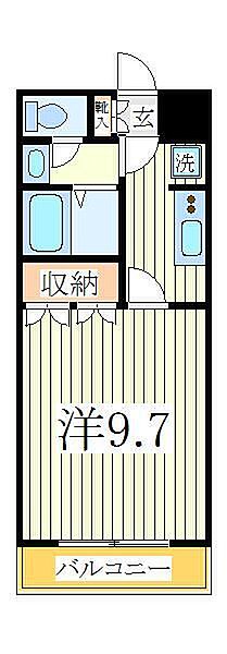 千葉県柏市手賀の杜3丁目(賃貸マンション1K・2階・29.75㎡)の写真 その2