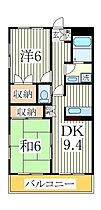 ローズガーデンＡ  ｜ 千葉県柏市花野井（賃貸アパート2LDK・2階・51.30㎡） その2