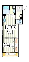 ＳＫ豊四季  ｜ 千葉県柏市篠籠田（賃貸アパート1LDK・1階・33.74㎡） その2