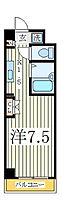 KDXレジデンス柏  ｜ 千葉県柏市富里3丁目（賃貸マンション1K・4階・22.49㎡） その2