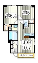 フェリーチェA  ｜ 千葉県我孫子市中峠（賃貸アパート2LDK・1階・50.47㎡） その1