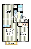 ヴィルヌープ  ｜ 千葉県柏市東中新宿4丁目（賃貸アパート2LDK・1階・53.76㎡） その2