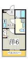 千葉県柏市根戸（賃貸アパート1K・2階・21.05㎡） その2