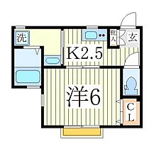 Andante  ｜ 千葉県柏市篠籠田（賃貸アパート1K・1階・22.78㎡） その2