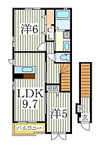 プラスターナ  ｜ 千葉県野田市谷津（賃貸アパート2LDK・1階・53.60㎡） その2