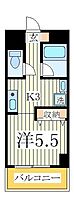 シャイン南流山  ｜ 千葉県流山市南流山2丁目（賃貸マンション1K・6階・25.10㎡） その2