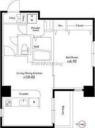 パティーナ本所吾妻橋 3階1LDKの間取り