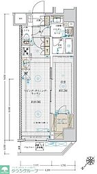 ベルグレード浅草DUE 3階1LDKの間取り