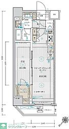 ベルグレード浅草DUE 3階1LDKの間取り