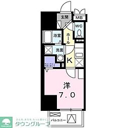 Ｅ．ステージ　新御徒町 3階1Kの間取り