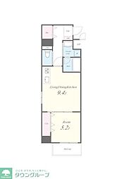 MARKS SAKURA 1階2LDKの間取り