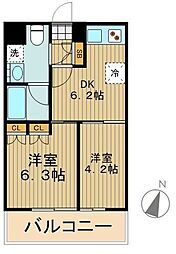 間取図画像 2DK