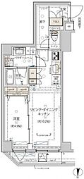 ARCOBALENO錦糸町 1LDKの間取図画像