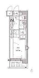 クレイシア森下 1Kの間取図画像