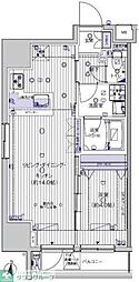 ヴァレッシア上野NORTHCITY2 1LDKの間取図画像