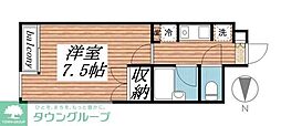 興和太平アパートメント 1Kの間取図画像