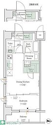 ワンルーフレジデンス亀戸 1DKの間取図画像