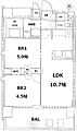 S-RESIDENCE錦糸町パークサイド9階21.5万円