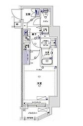 ルクシェール東向島 1Kの間取図画像