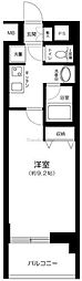 レガスタ錦糸町 1Kの間取図画像