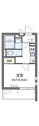 CLEINOMULBERRY 1Kの間取図画像