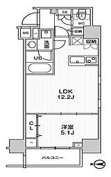 ステージグランデ錦糸町2 1LDKの間取図画像