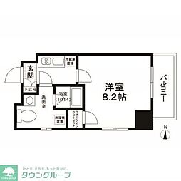 ESPERANZAK錦糸町 1Kの間取図画像
