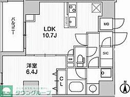 仮)Weave Base -Ueno North 1LDKの間取図画像