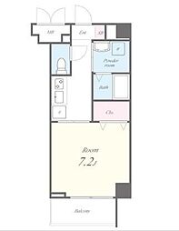 BLUEFOREST 1Kの間取図画像