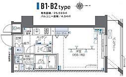 ZOOM秋葉原 1Kの間取図画像