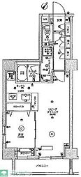 SKYCOURTPALACE押上2 1LDKの間取図画像
