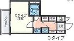 S-FORT錦糸町 1Kの間取図画像