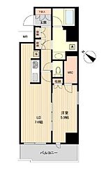 HF両国レジデンス 1LDKの間取図画像