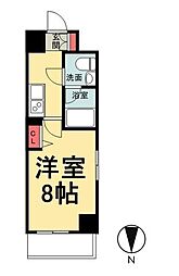 T-TERRACE森下 1Kの間取図画像